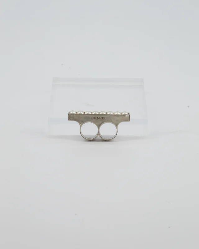 Chanel Double Pearl Ring from Sellier, photo 2 of 6