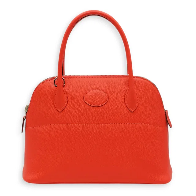 Hermès Bolide 27 Rose Jaipur in Pink Epsom leather from LuxLexicon