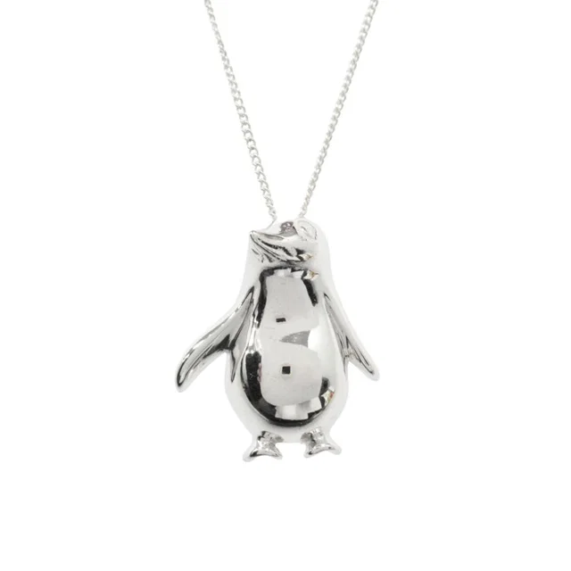 Tiffany & Co. Penguin Motif Necklace Silver in Silver from The Reluxe