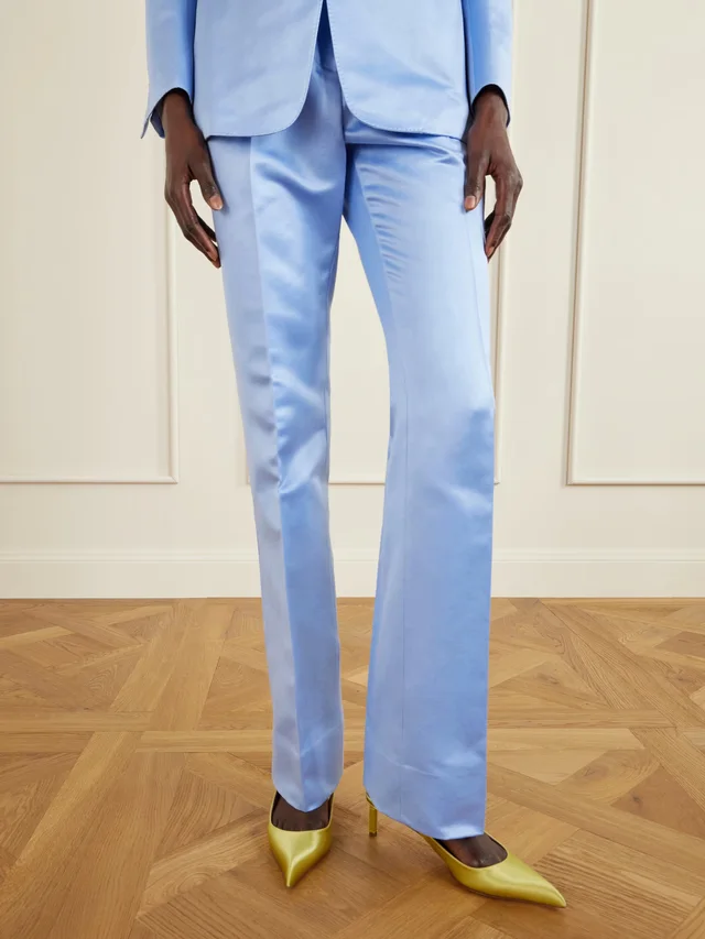 TOM FORD Satin slingback pumps in Yellow, photo 2 of 2 from NET-A-PORTER (Canada)