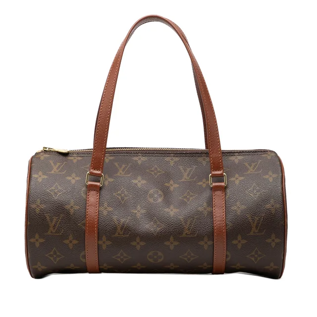 Brown Louis Vuitton Monogram Papillon 30 Handbag in Brown Coated canvas from Designer Revival
