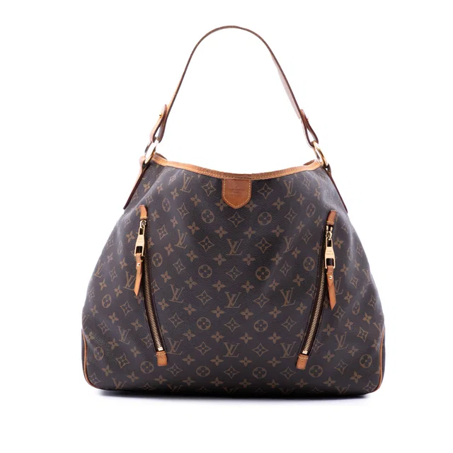Brown Louis Vuitton Monogram Delightful GM Hobo Bag in Brown Coated canvas from Designer Revival
