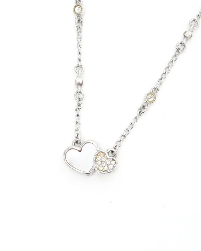 Dior Heart Rhinestone Necklace from A Retro Tale, photo 3 of 4
