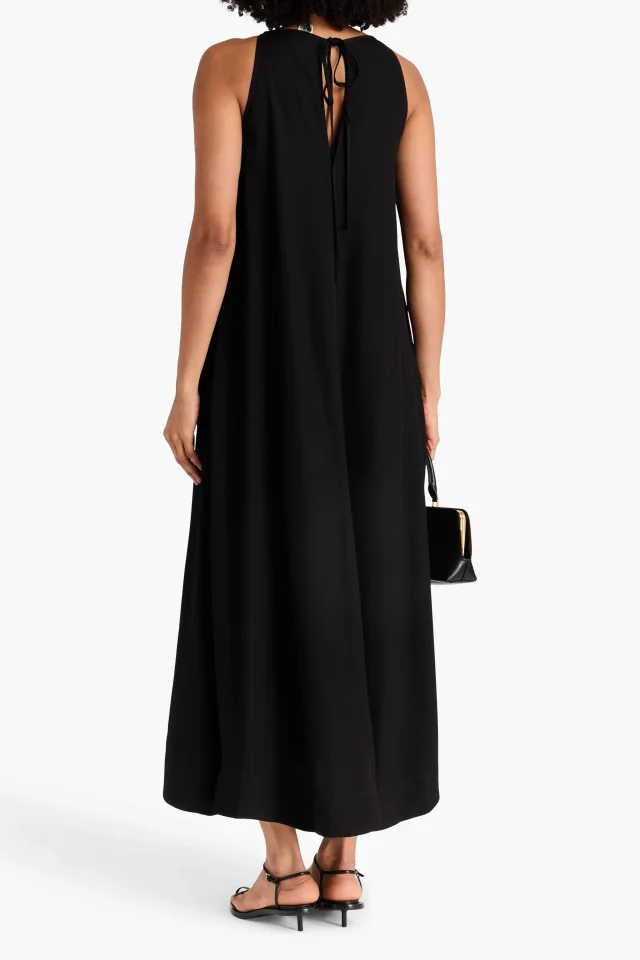 Toteme Cutout satin-crepe maxi dress, photo 3 of 8 from THE OUTNET