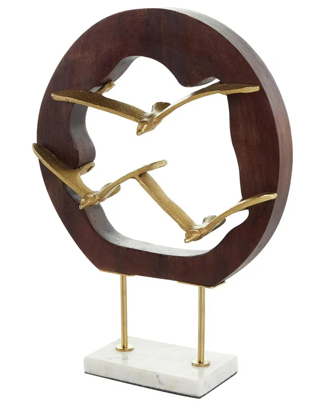 Peyton Lane Bird Aluminum Metal Decorative Sculpture, image 1 of 1 from Rue La La