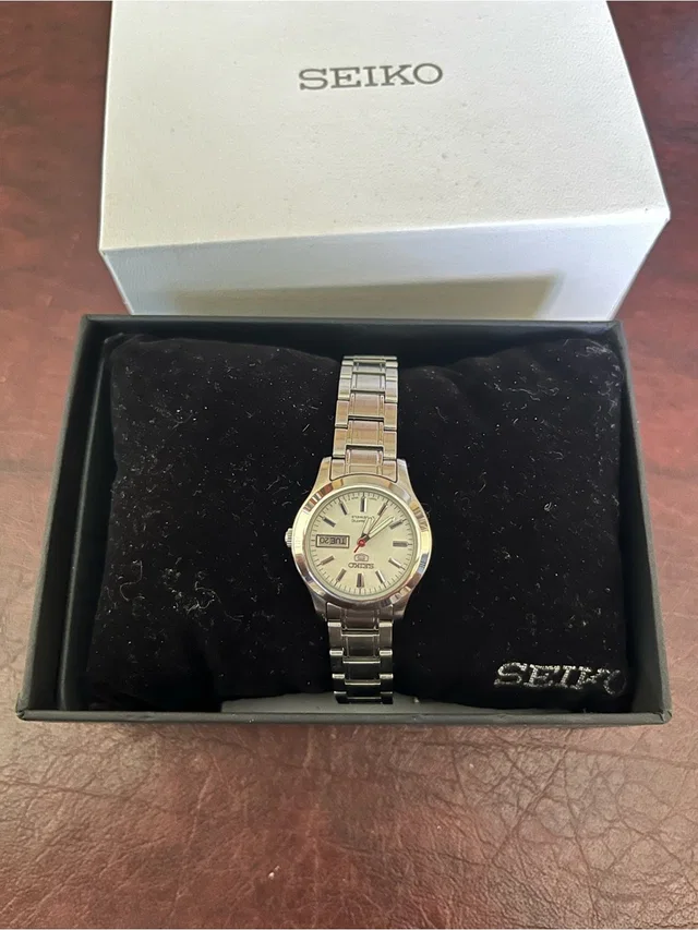 Seiko 5 Silver-Tone Ladies Watch in silver|gray from Poshmark