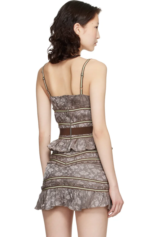 KNWLS Brown Freya Camisole, photo 3 of 4 from SSENSE