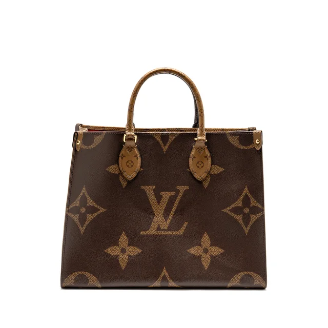 Louis Vuitton OnTheGo MM Monogram/ Reverse Canvas GHW in Canvas from EMIER