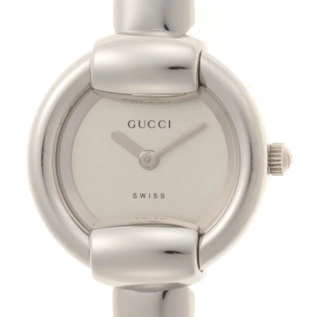 Gucci Bangle Watch Stainless Steel Silver Quartz in Silver from The Reluxe