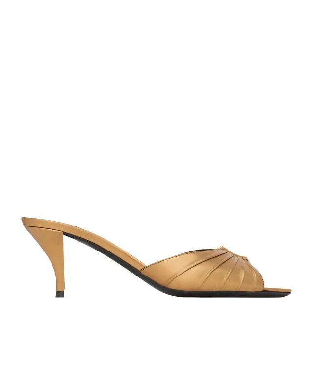 Saint Laurent BABYLONE MULES IN METALLIC LEATHER from SENSER, photo 1 of 1