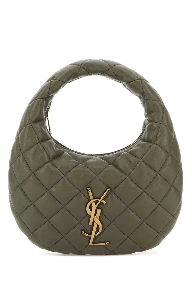 Saint Laurent Icare B Shoulder Bag — Green Leather in Green Leather from HEWI