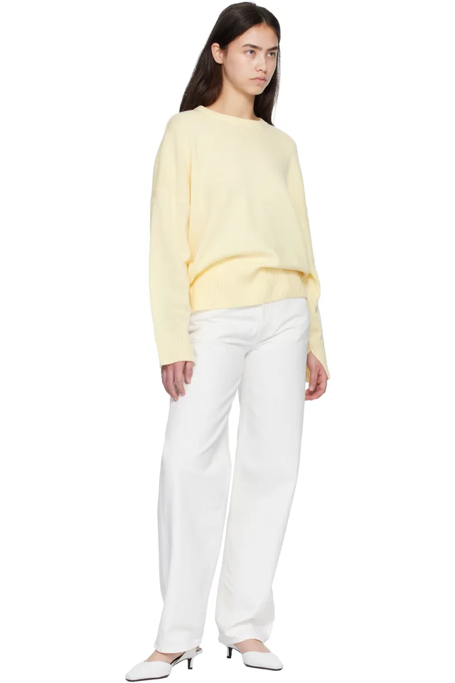 Loulou de Saison Off-White ANTON Cashmere Sweater, photo 4 of 4 from SSENSE