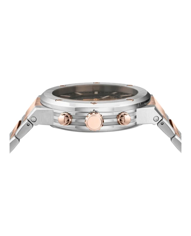 Salvatore Ferragamo F-80 Chrono Bracelet Watch in multi, photo 2 of 4 from ShopSimon