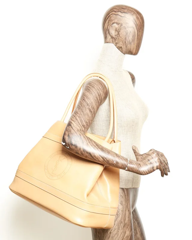 Saint Laurent Large Rive Gauche Tote Bag in Suede from A Retro Tale, photo 9 of 9