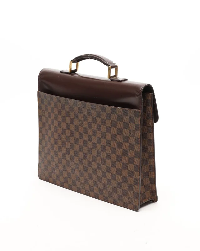 Louis Vuitton Damier Ebene Altona GM Briefcase in Brown from A Retro Tale, photo 3 of 11