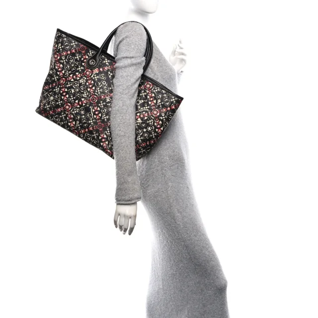 Chanel Coco Small Tote Black in Black Coated canvas from FASHIONPHILE, photo 3 of 11