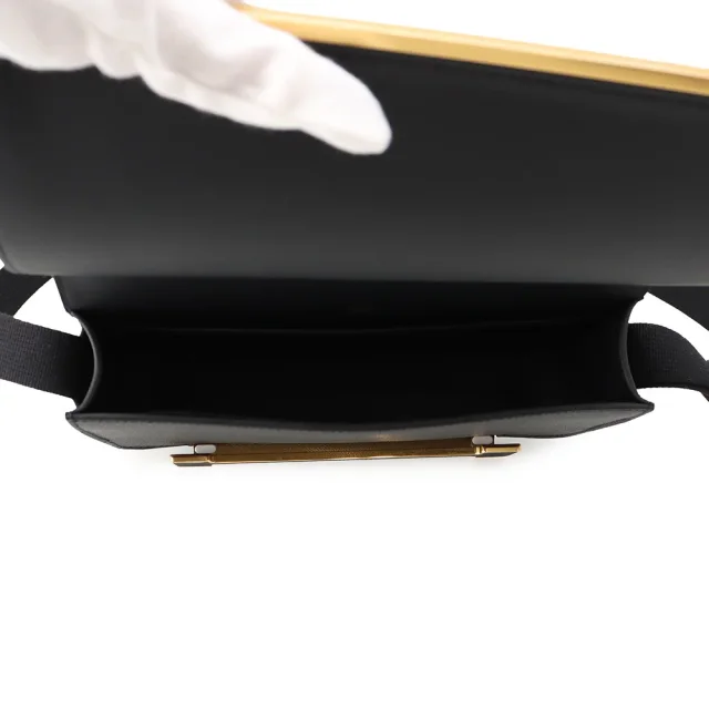 Hermès Geta Slim Black Epsom in Black Epsom leather from GALLERY RARE, photo 5 of 15