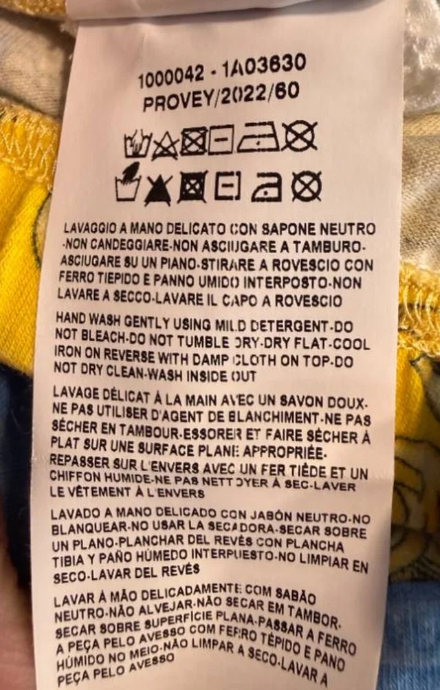 Versace Kids Leggings Gold & Yellow Size: 11 - 12 Years in Multi-coloured from Oxfam Online Shop
