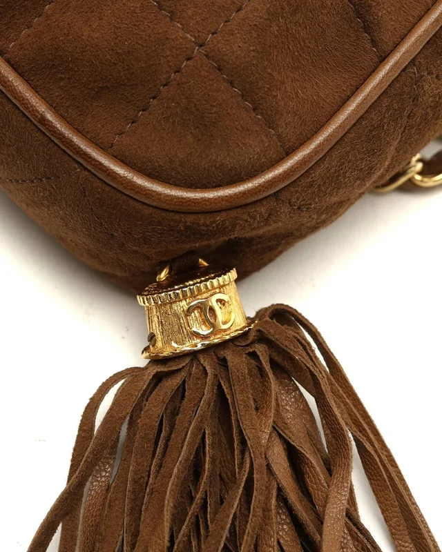 Chanel CC Quilted Fringe Bag in Suede from A Retro Tale, photo 6 of 11