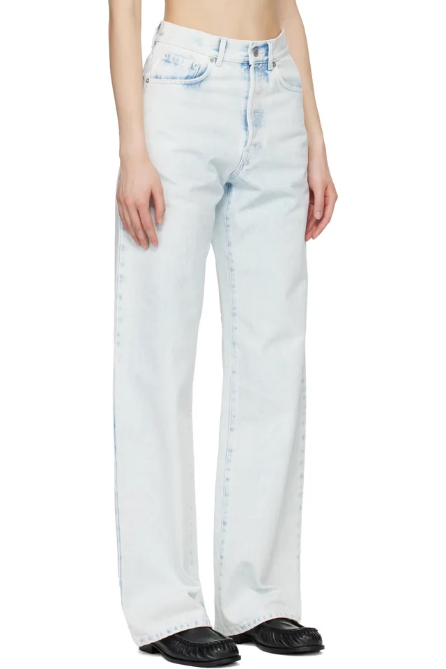 Dries Van Noten Blue Peyton Jeans, photo 2 of 4 from SSENSE