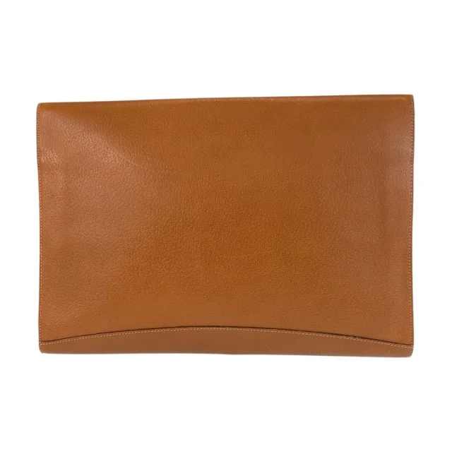 Gucci Clutch Bag in Brown Leather from LuxUness, photo 2 of 10