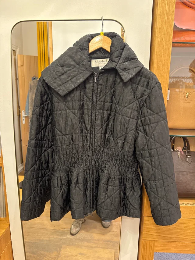 Dior Black Monogram Puffer in Black from Luxury Promise