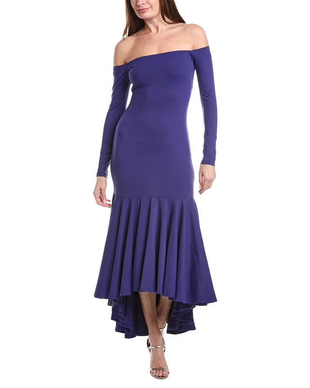 susana monaco Off Shoulder High-Low Dress, image 1 of 1 from Rue La La