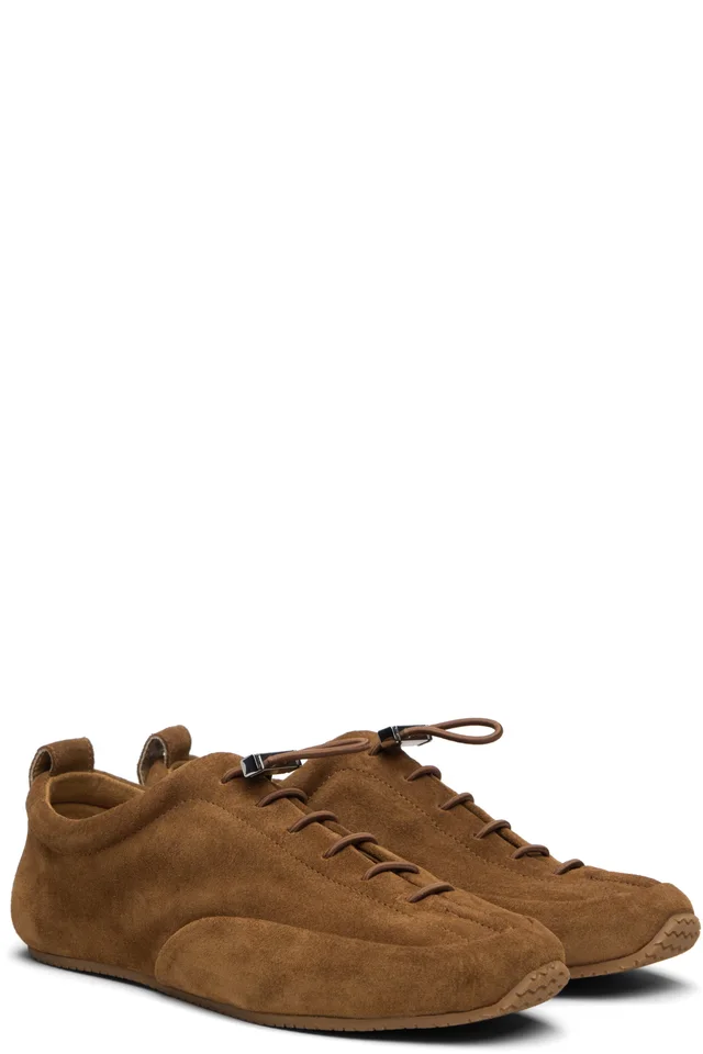 BY FAR Tan Prudent Sneakers, photo 4 of 5 from SSENSE