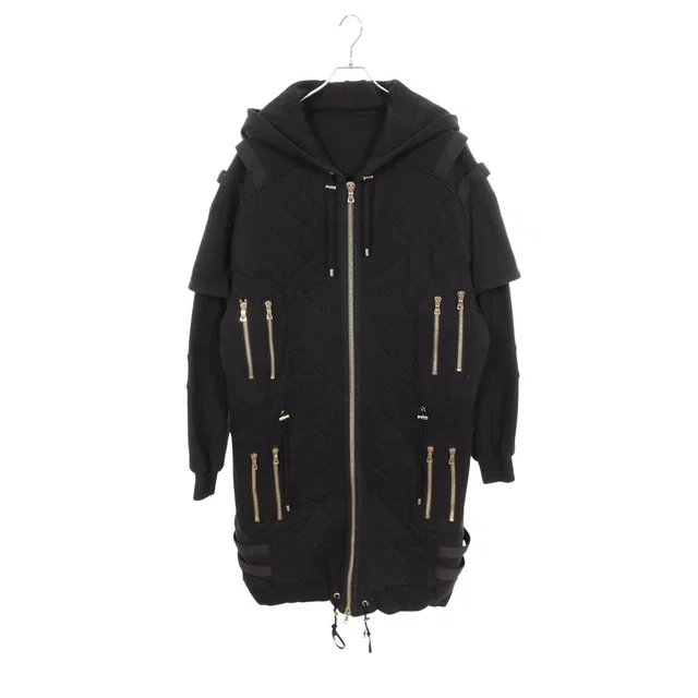 Balmain Cotton Hooded Coat from LuxUness