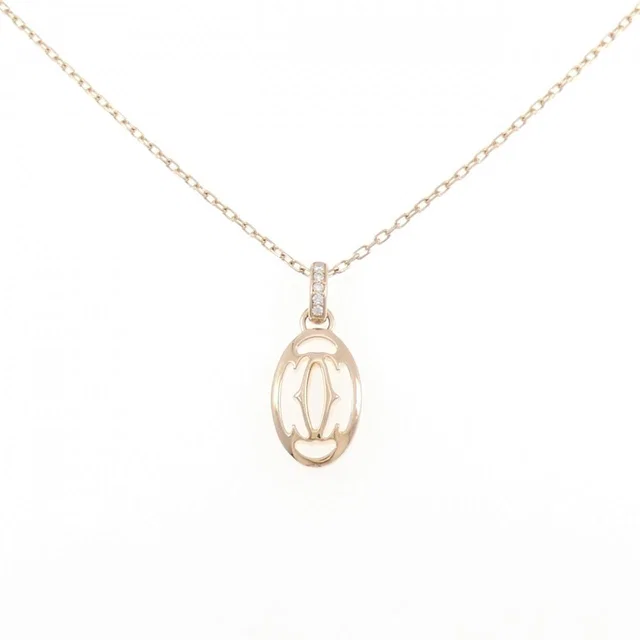 Cartier 750 Pink Gold Diamond Necklace in Pink from LuxUness