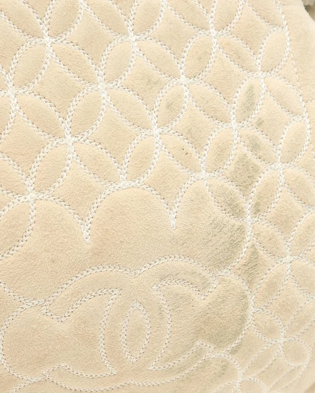 Chanel CC Mouton Shearling Bag in Suede from A Retro Tale, photo 6 of 12