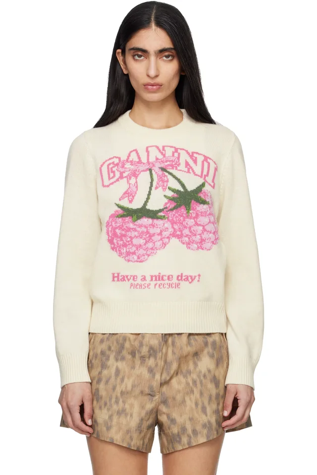 Off-White Graphic Wool Sweater