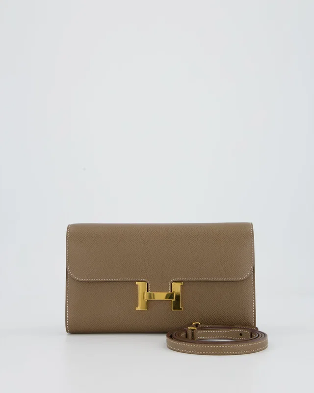Hermès Constance To Go Bag in Taupe Epsom leather from Sellier