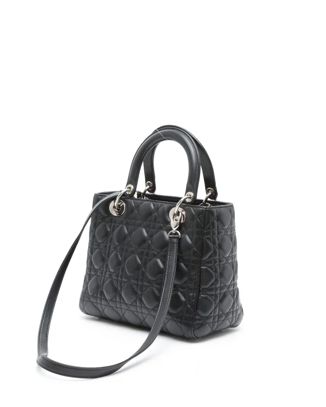 Medium Lady Dior Bag in Leather from A Retro Tale, photo 3 of 10