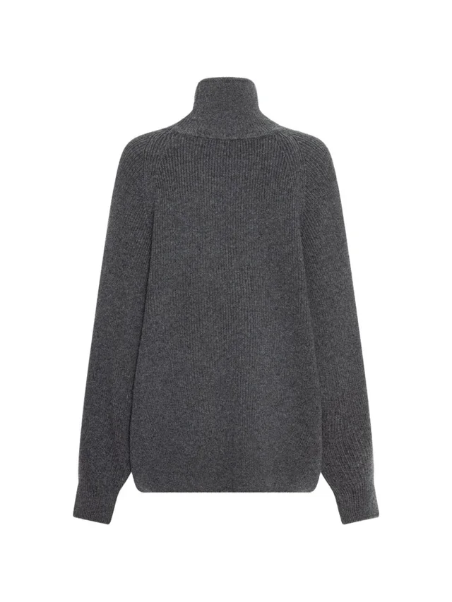 ROTATE knit highneck sweater grey, photo 2 of 5 from SENSER