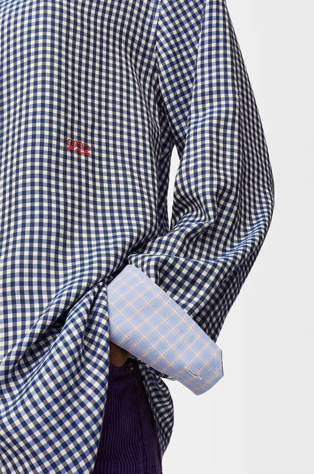 Loewe Long Sleeve Checked Shirt, photo 9 of 9 from SENSER