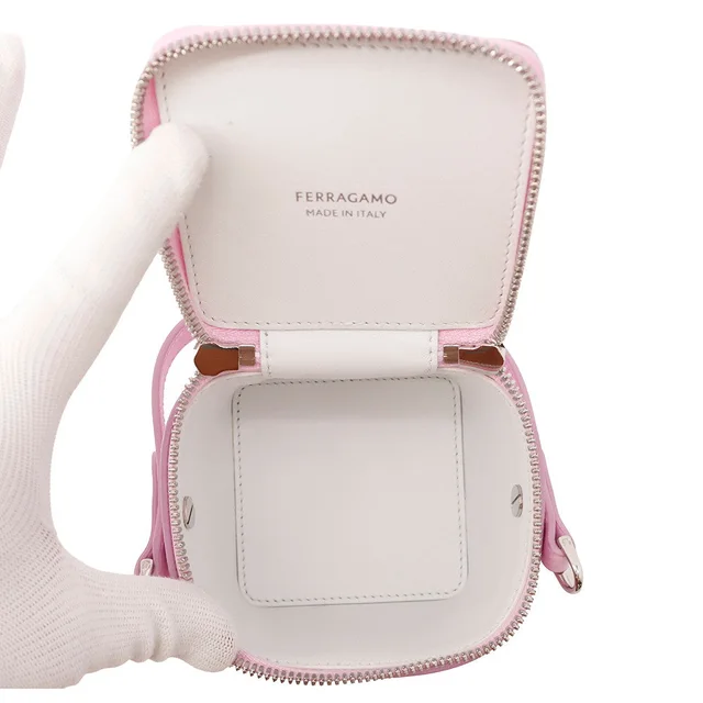 Ferragamo Micro Tote 2WAY Bag Pink220481 763886 Leather in Leather from GALLERY RARE, photo 2 of 2