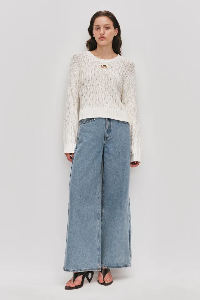 AJE Venus Knit Jumper in White from Aje, photo 1 of 1