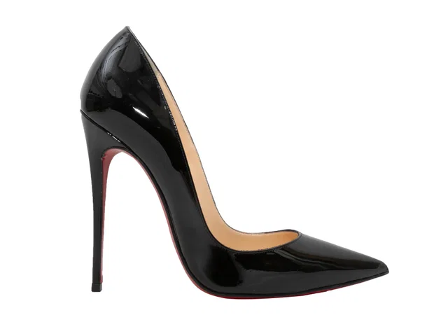 Black Christian Louboutin Patent So Kate Pumps Size 36 in Black Patent leather from Designer Revival