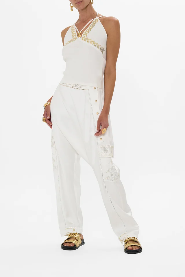 Camilla eBoutique FITTED KNIT TOP WITH HARDWARE GODDESS ENERGY from CAMILLA, photo 1 of 1