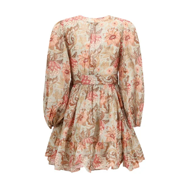 Zimmermann Multicolor Cotton Casual Dress in Multicolor from HEWI, photo 2 of 2