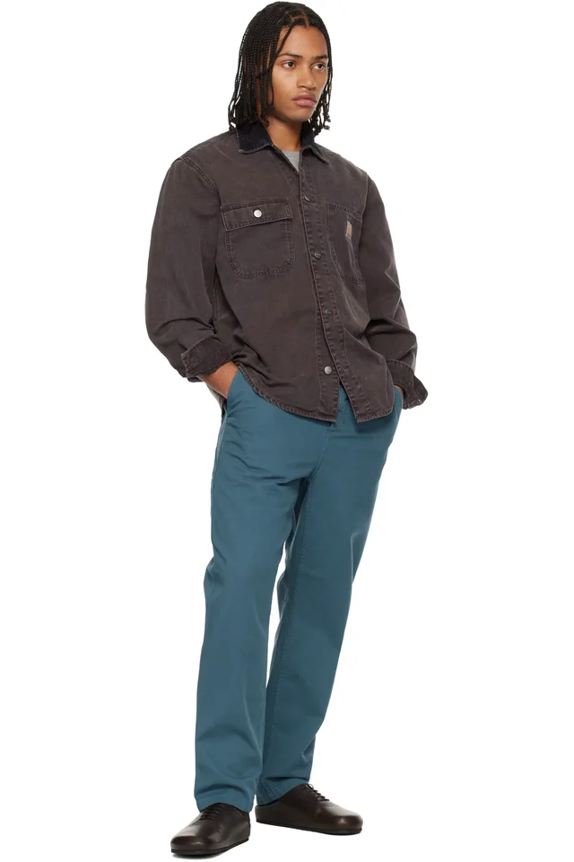 Carhartt Work In Progress Purple Mitch Overshirt, photo 4 of 4 from SSENSE