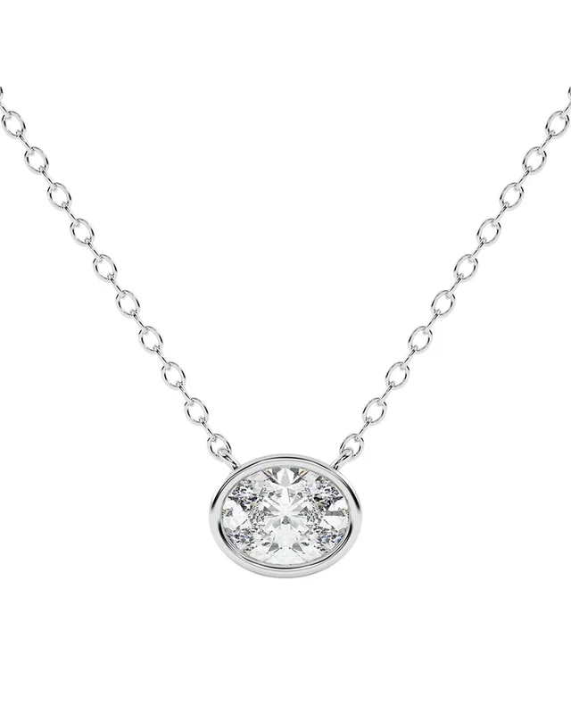 Lab Grown Diamonds 14K 1.00 ct. tw. Lab-Grown Diamond Necklace, image 1 of 1 from Gilt