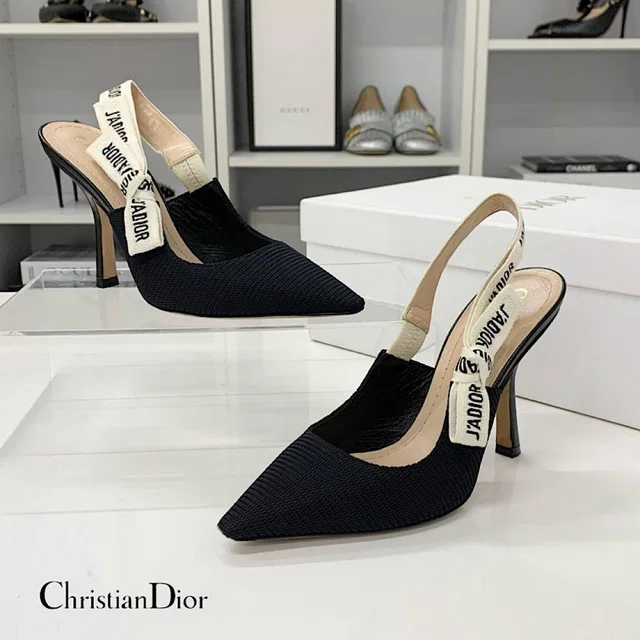 Dior J'adior Fabric Slingback Pumps Heels from The Reluxe