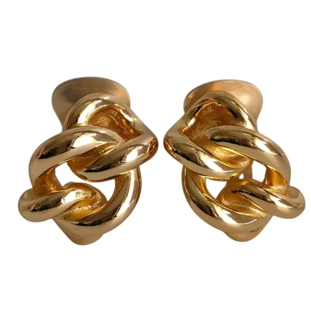 Dior Gold Earrings in gold from Poshmark