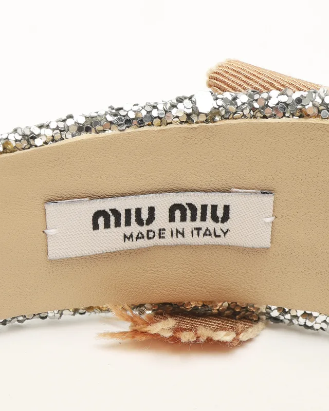 Miu Miu Spangle Ribbon Headband from A Retro Tale, photo 3 of 4
