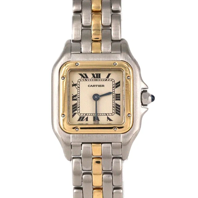 Cartier Panthere SM Stainless Steel Yellow Gold Quartz Watch in Yellow from The Reluxe