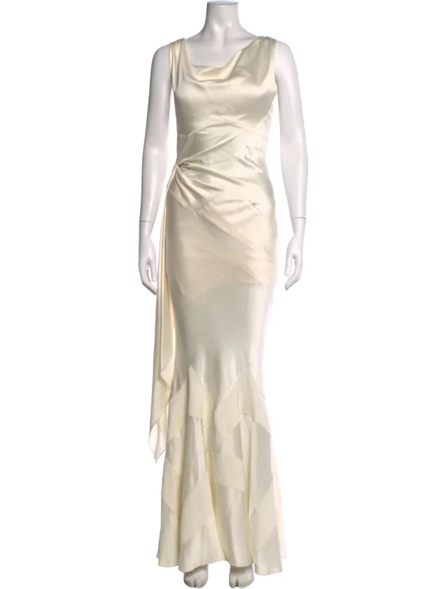 Dior Vintage 1999 Long Dress in Satin from The RealReal