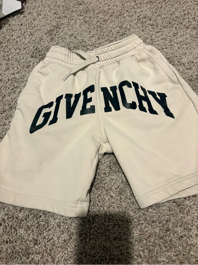 Givenchy Cream Athletic Shorts in black from Poshmark