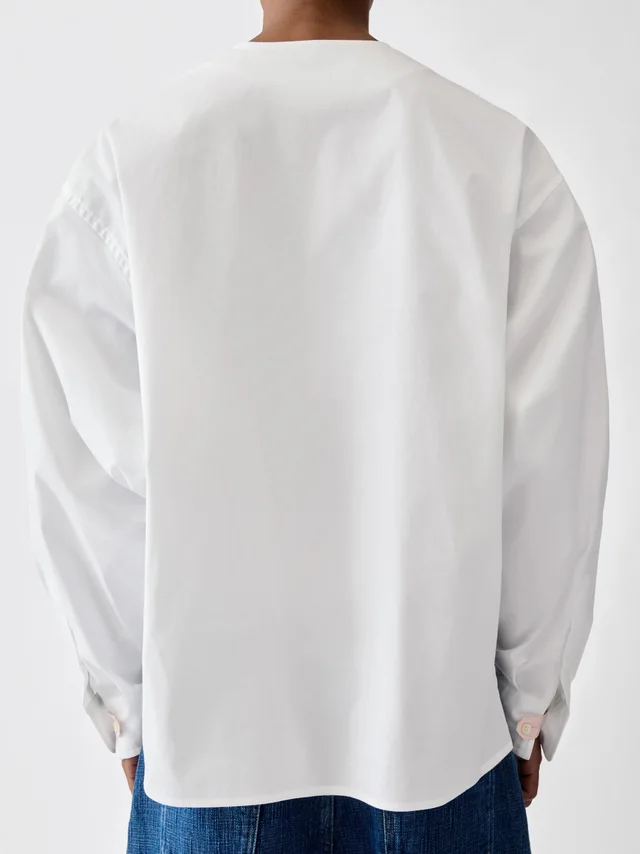 Jacquemus La Vareuse Losange Popover Shirt, photo 3 of 5 from SENSER